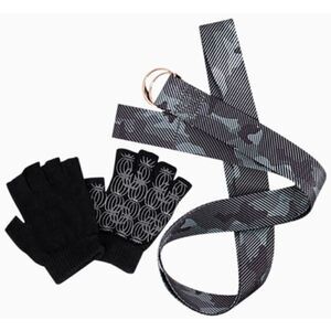 Yoga Strap + Balance Yoga Gloves